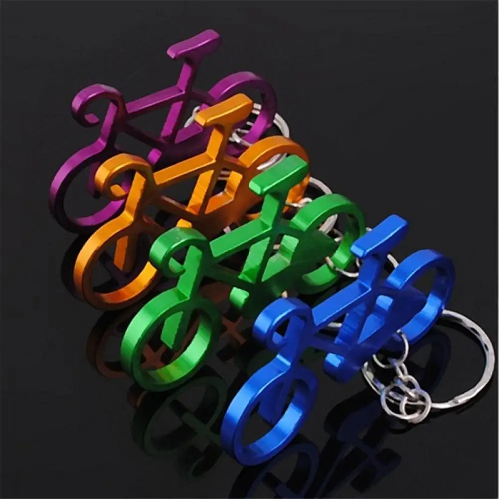 Beautiful cycling Colorful Bike Bicycle Metal Keychain Keyring Keyfob