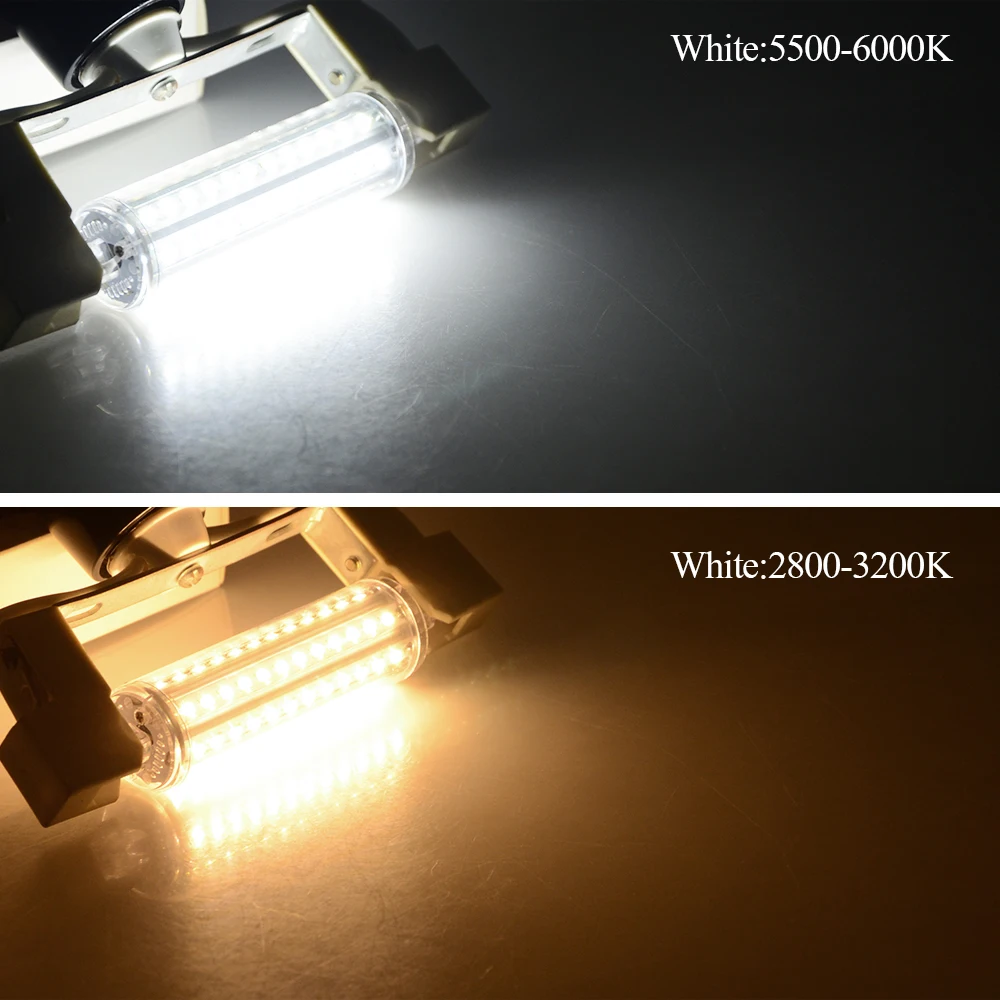 Светодиодный светильник R7S 5 Вт 10 15 20 85 265 в перем. Тока 78 мм 118 135 189 мм|r7s led bulb|led r7scorn