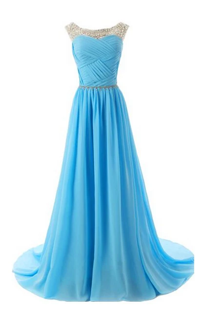 OBL178L 2017 new long font b dress b font Beaded gown font b Dress b font