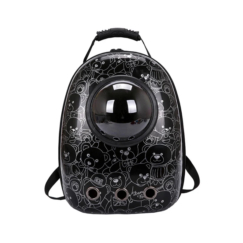 black Космическая капсула Pet Carrier Рюкзак Водонепроницаемый для кошек маленькая собака TB распродажа - Цвет: black