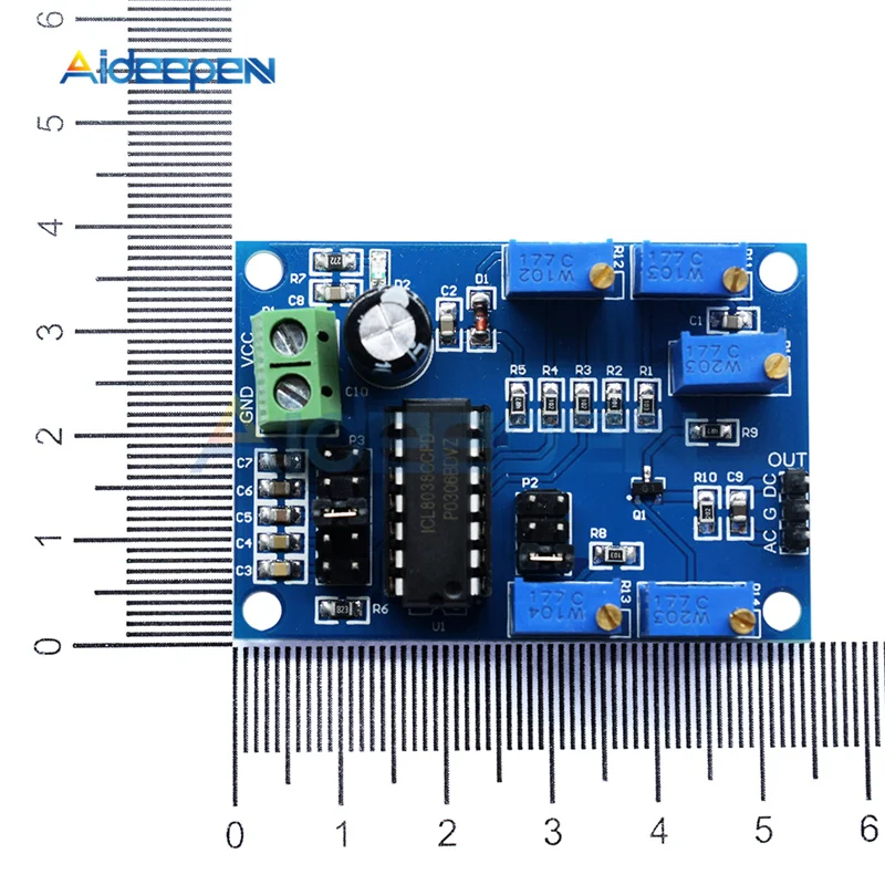 Генератор сигналов ICL8038 10 Гц 450 кГц треугольный/прямоугольный/синусоидальный