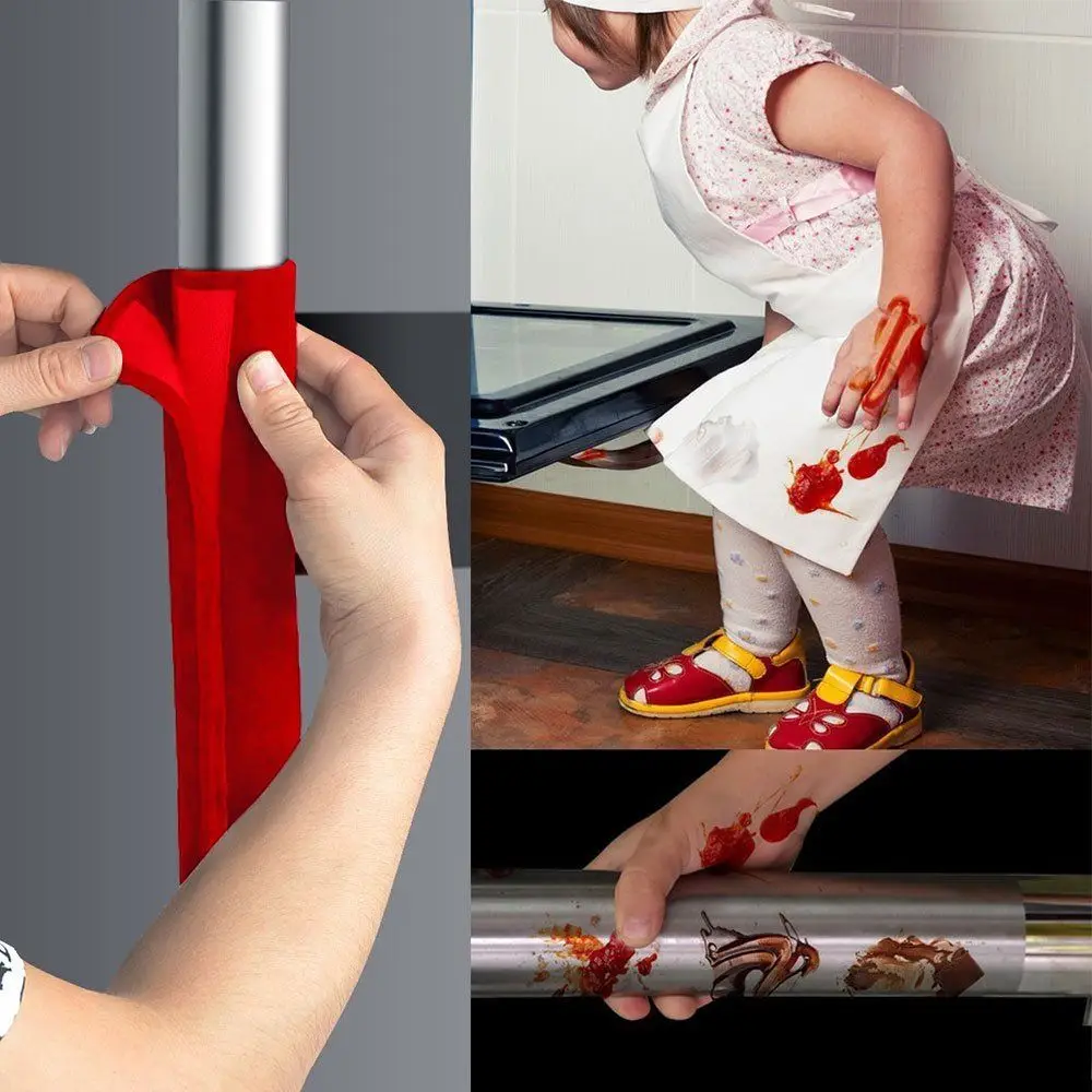 2018-Brand-New-2-PCS-Kitchen-Appliance-Handle-Cover-Decor-Smudges-Door-Refrigerator-Fridge-Oven-Skid (4)
