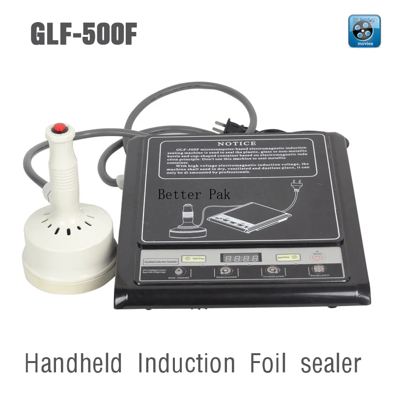 

GLF-500F microcomputer hand-held electromagnetic induction aluminum foil sealing machine, Continuous Induction Sealer