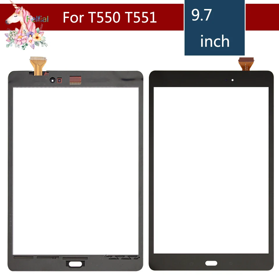 Для samsung Galaxy Tab A 9,7 SM-T550 SM-T551 SM-T555 T550 T551 T555 Сенсорный экран планшета Панель Сенсор Замена