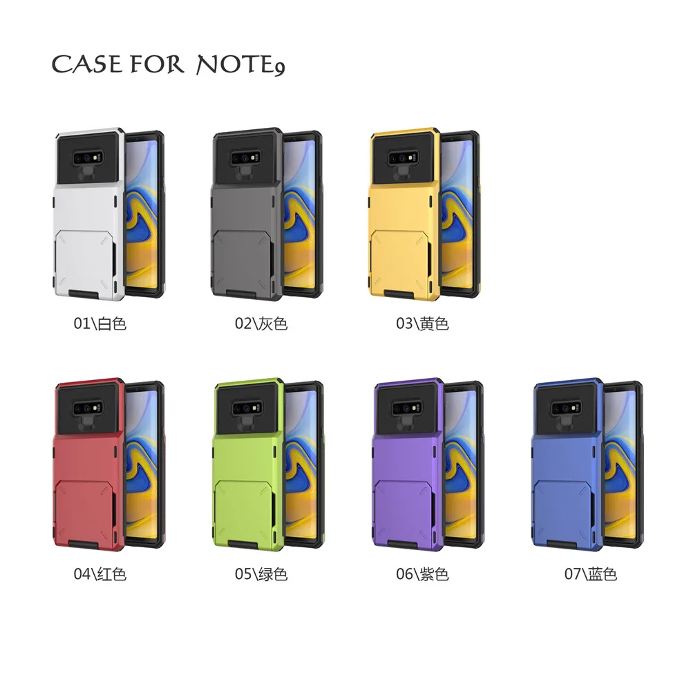 cute samsung cases Card Slots Wallet Case For Samsung Galaxy S10 A7 2018 A750 S8 S9 S22 Ultra S20 S21 Cover For Samsung A7 2018 S10 S9 Plus Note 9 silicone case samsung