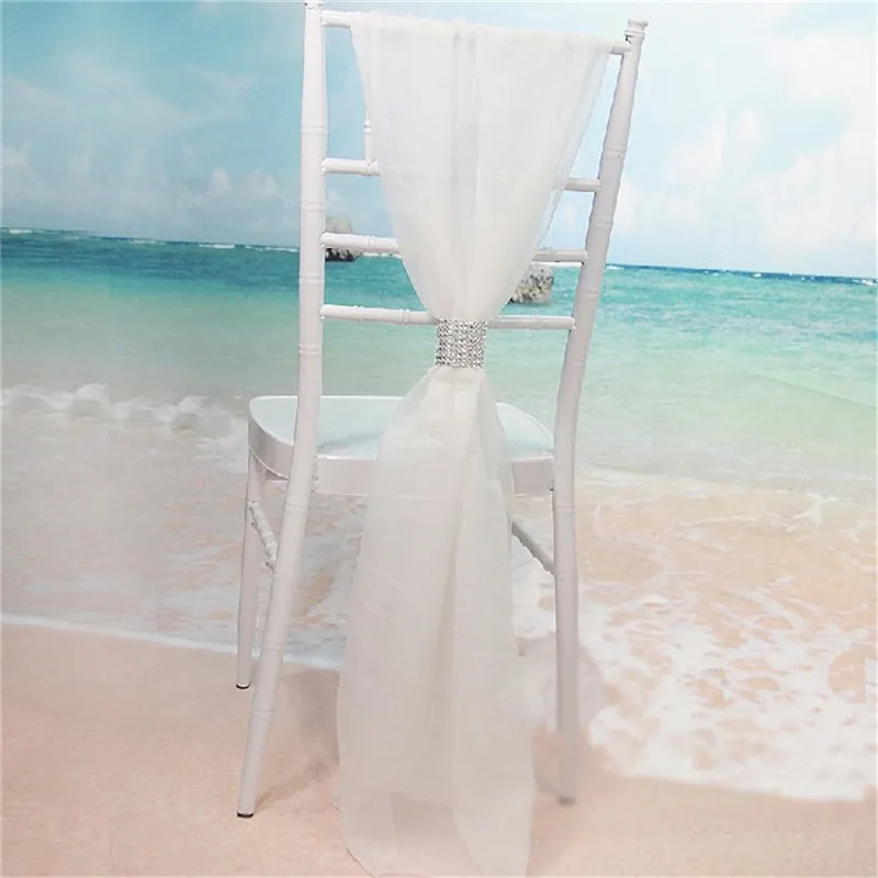 New Chair Cover Fluffy Tutu Chair Skirt Bridal Shower Wedding Baby Shower Decoration Long Tulle High Chair Skirt PT69 (3)