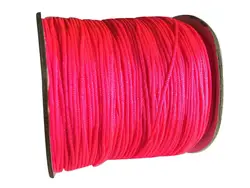 0.8 мм DK неоновый розовый Rattail оплетки нейлоновый шнур ювелирных Интимные аксессуары макраме веревку Бисер браслет Шамбала Шнуры 200 м = 1 рулон