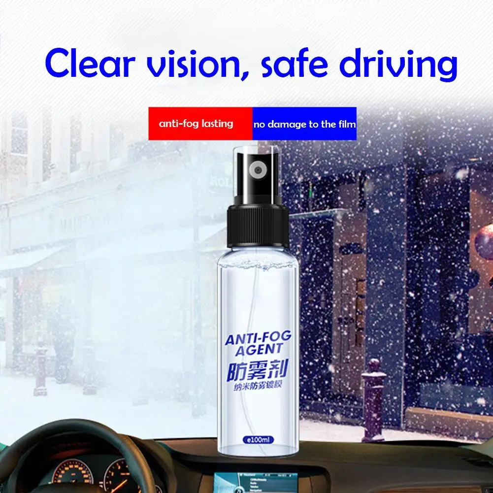

500ml Car Windshield Anti-fogging Agent Window Defogging Glass Hydrophobic Coating Waterproof Agent for Rearview Mirror Glass