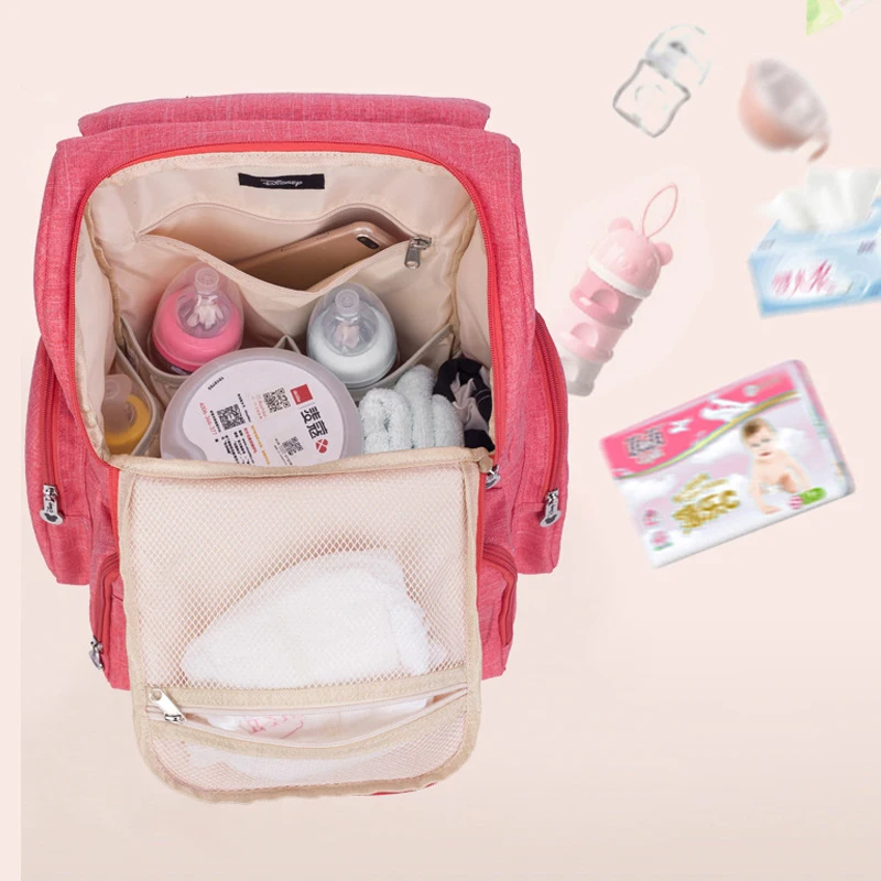 

Disney Diaper Bag Backpack Waterproof Stroller Bag Warmer Travel Mummy Backpack