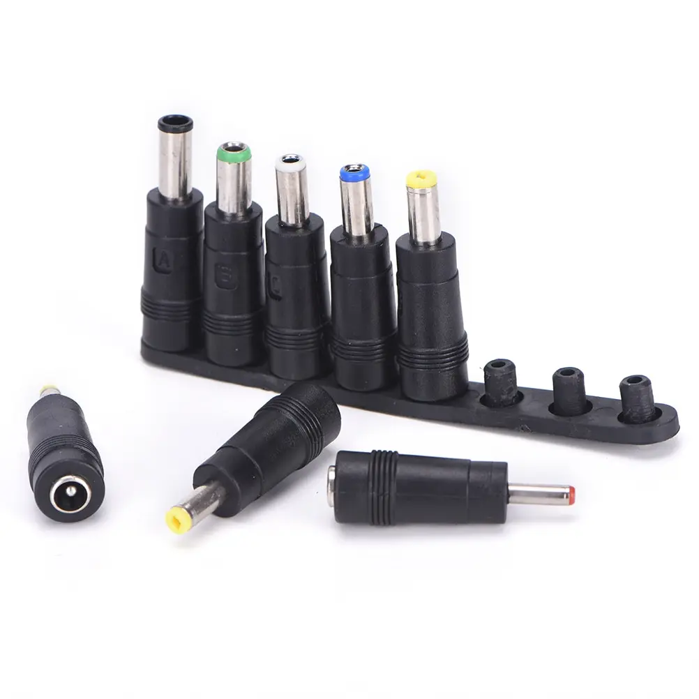 Universal 8pcs Laptop Charger Adapter Angled InterchangeableTips