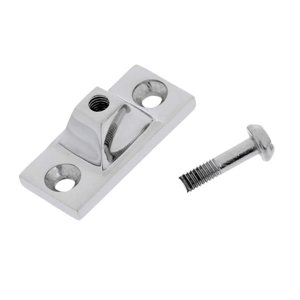 

1 Pcs Deck Hinge Side Mount 316 Stainless Steel Bimini Boat Top Fitting With 2 Holes 2"x7/8"x1" Anti-Corrosion Boat Accessories