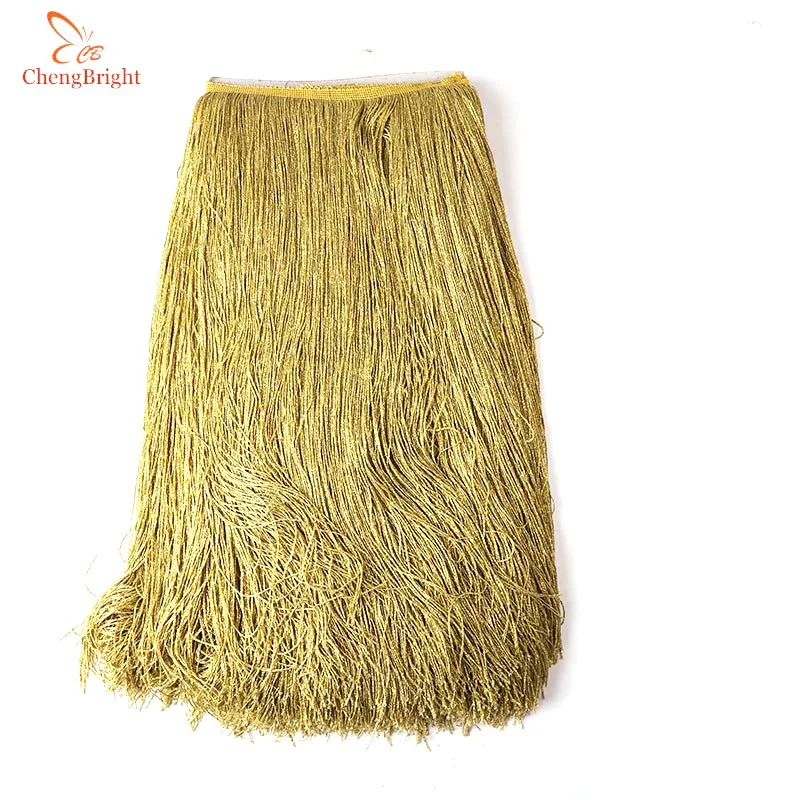 

2Yards Gold Lace Fringe Trim Tassel 20CM-100CM Wide Fringe Trimming For Latin Dress Curtain Clothes Accessories Lace Ribbon DIY