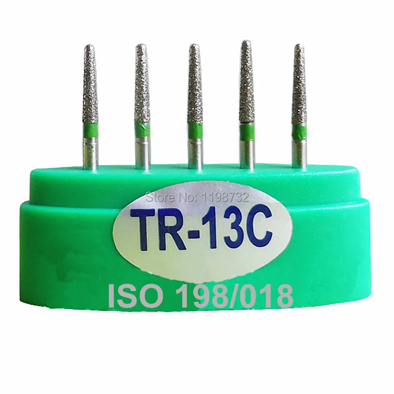 15 шт. высокоскоростные TR 13C Стоматологические алмазные боры лабораторные