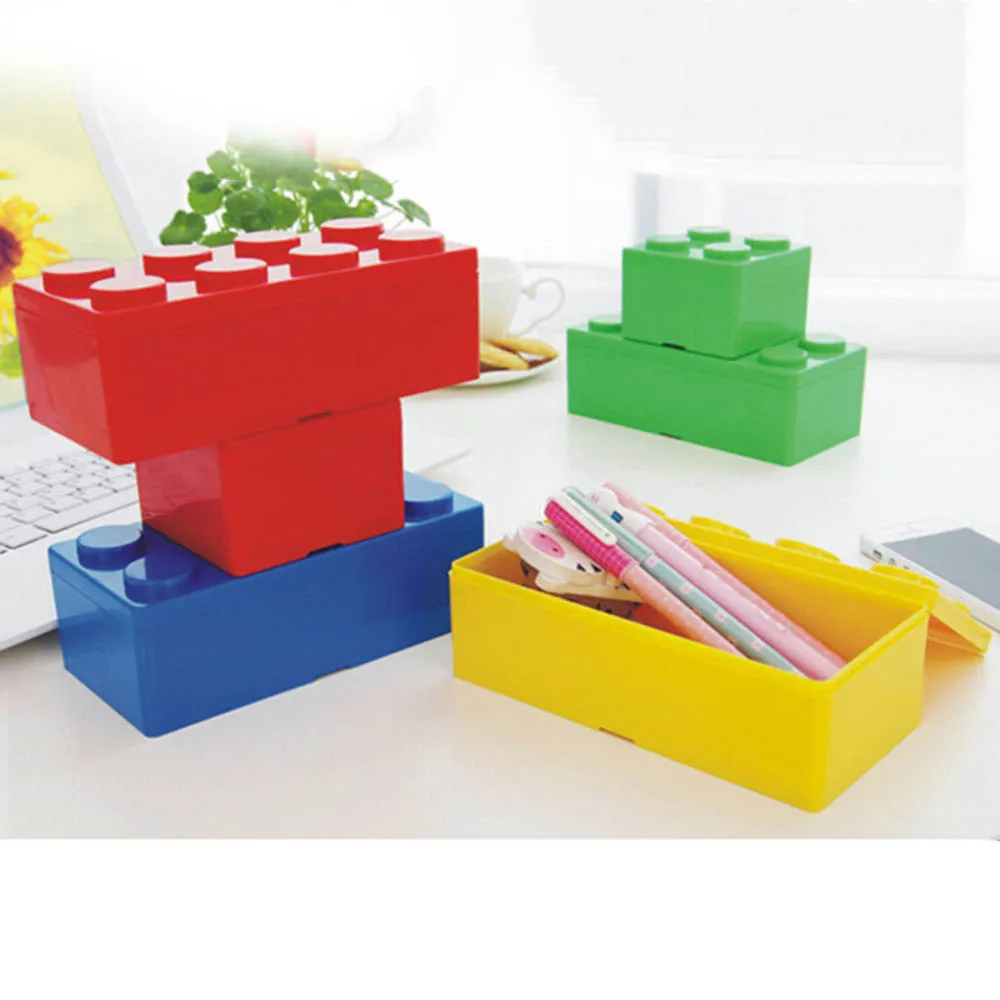 

Chubs Stackable Empty Building Block Creative Storage Containers Organize Storage Box