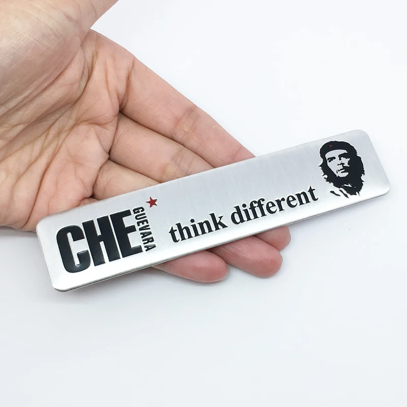 Противоударный алюминиевый автомобильный Стайлинг Che Guevara Think значок эмблема для