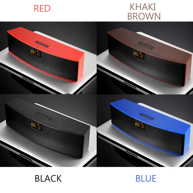Wireless Bluetooth Speaker Portable Speaker Home Desktop Soundbar Stereo Outdoor Subwoofer Music Player LED USB TF AUX FM HiFi