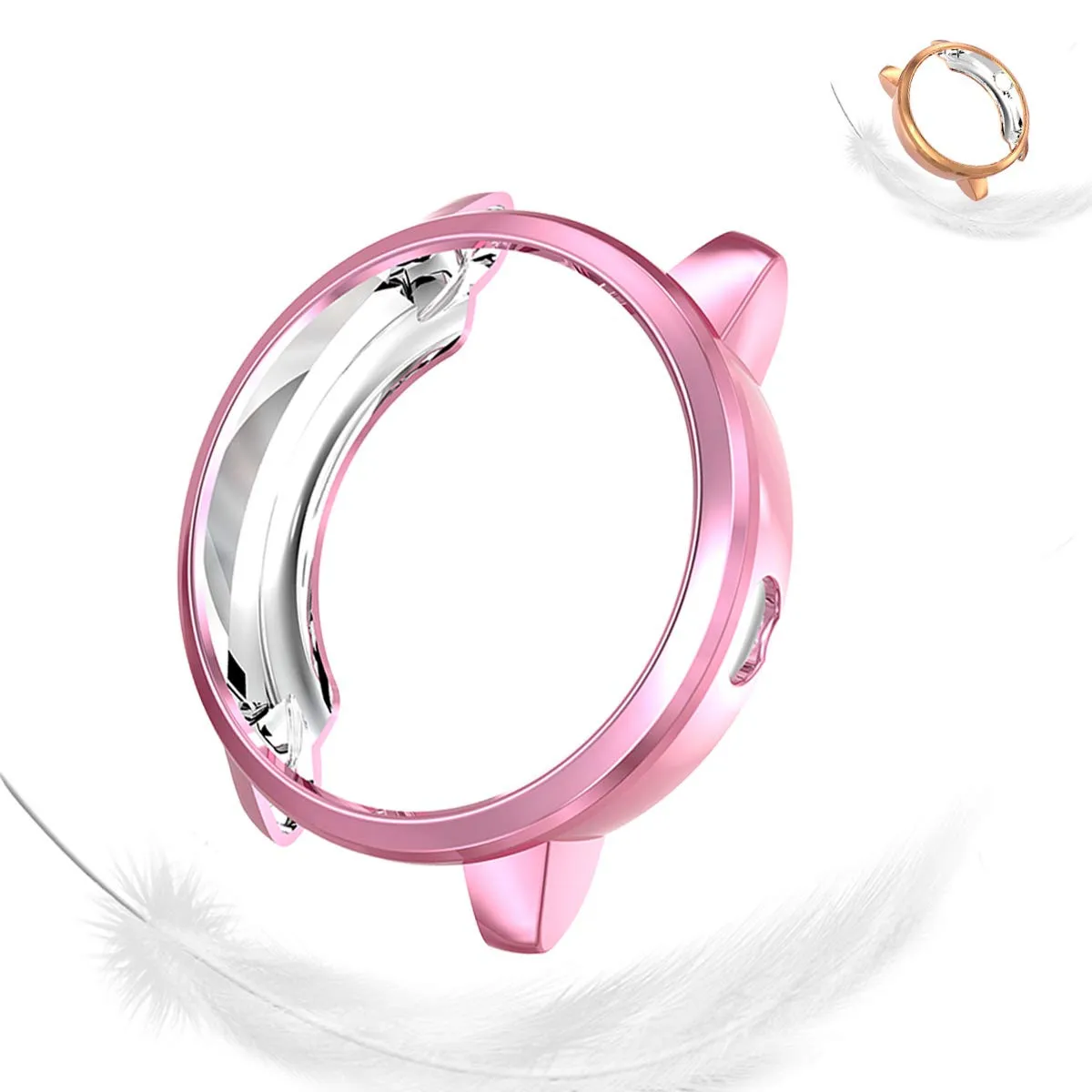 

Ultra-thin TPU Plating Protective Case Cover watch protector For Garmin vivoactive 3 Dropshipping