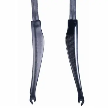 

Carbon Fibre Road Bicycles Fork 700C 1-1/8" 3k Gloss Matte Black 28.6mm Cycling V Brake Road Forks Bike Parts 390g