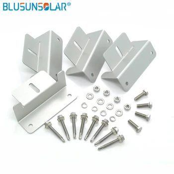

Factory Wholesale 200 sets Z-type 100% Aluminum PV Solar Roof Mounting Bracket for carvan roof
