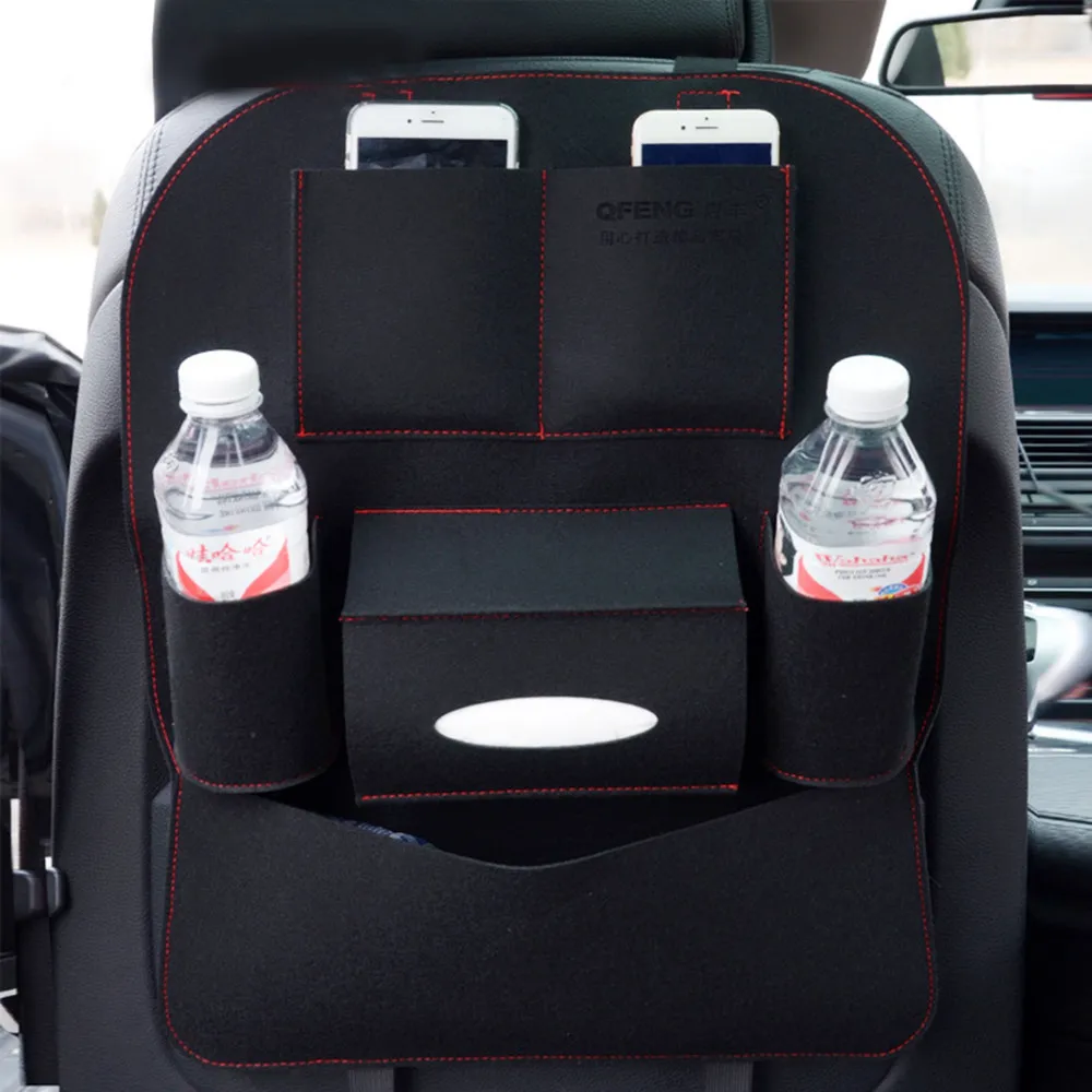 Auto Car Seat Back Multi-Pocket Storage Bag Organizer Holder Accessory