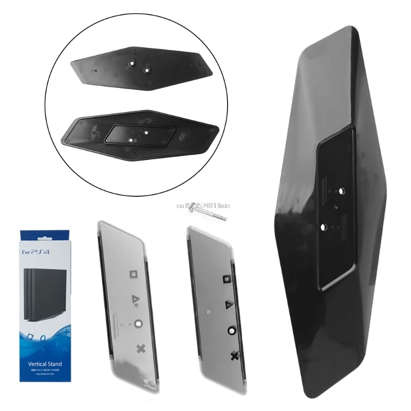 Черный Вертикальный защитный держатель подставка для PlayStation 4 PS4 Pro SLIM|Подставки и