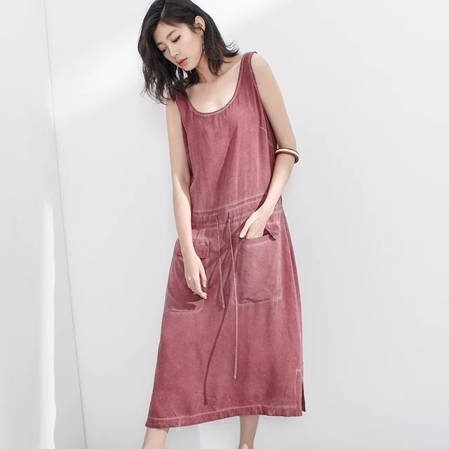 cotton vest dress