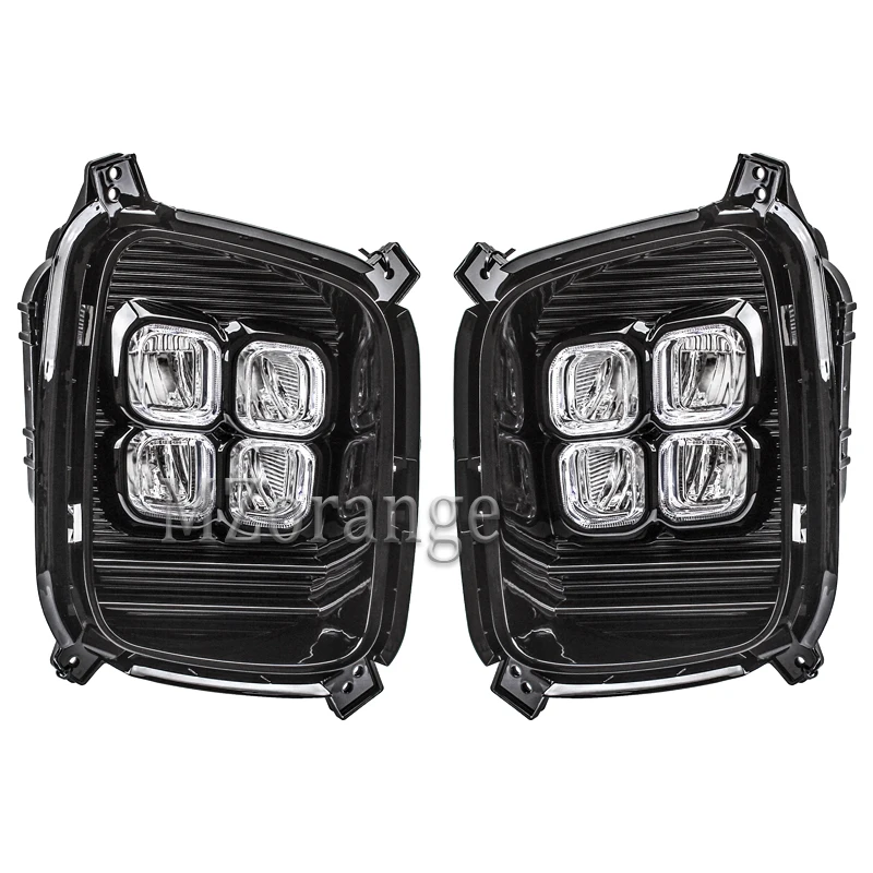 

MZORANGE Daytime Running Lights For Kia Sorento 2012 2013 2014 12V ABS LED DRL System Fog Lamps Cover Driving Lights Accessories