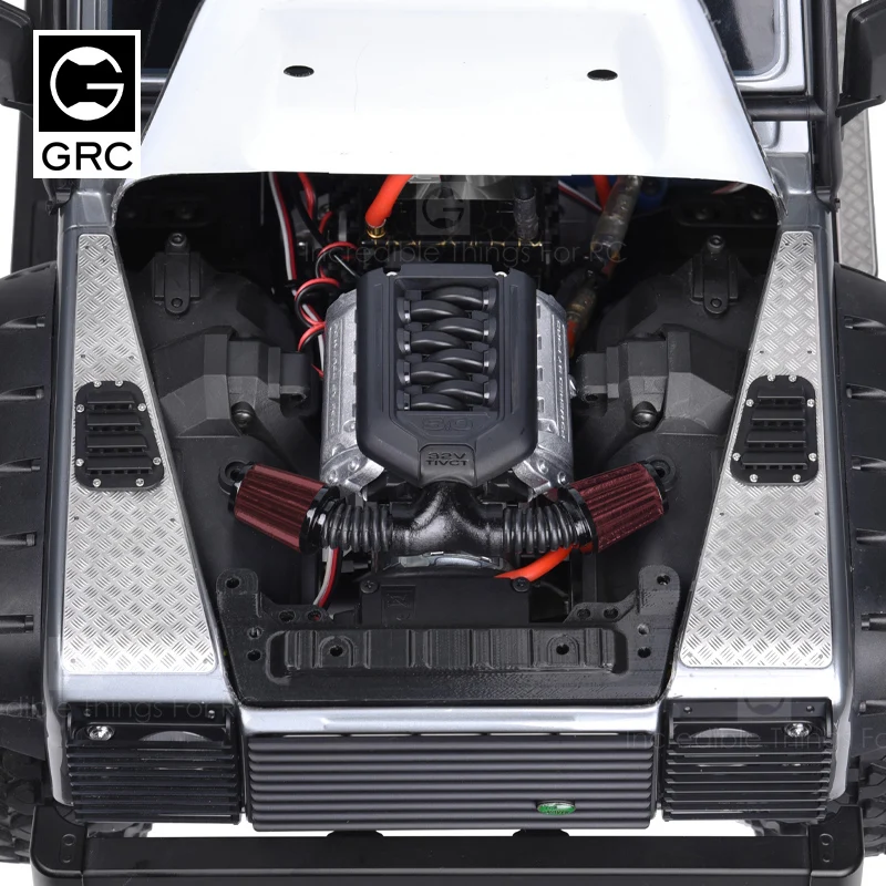 GRC TRX4 G2 двигатель предредукторный коробка передний мотор комплект T4 передний-установленный моделирование V8 двигатель