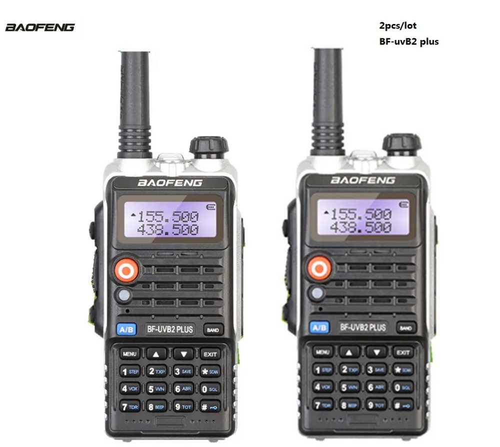 

2pcs BaoFeng BF-UVB2 CB radio Walkie Talkie Walkie Ham radio Two Way radio communicador Baofeng UV-B2 plus Mobile communicator