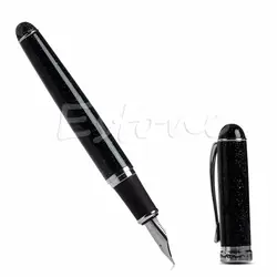 Лучше JINHAO X750 авторучка черный Мерцающий пески средний New Новый