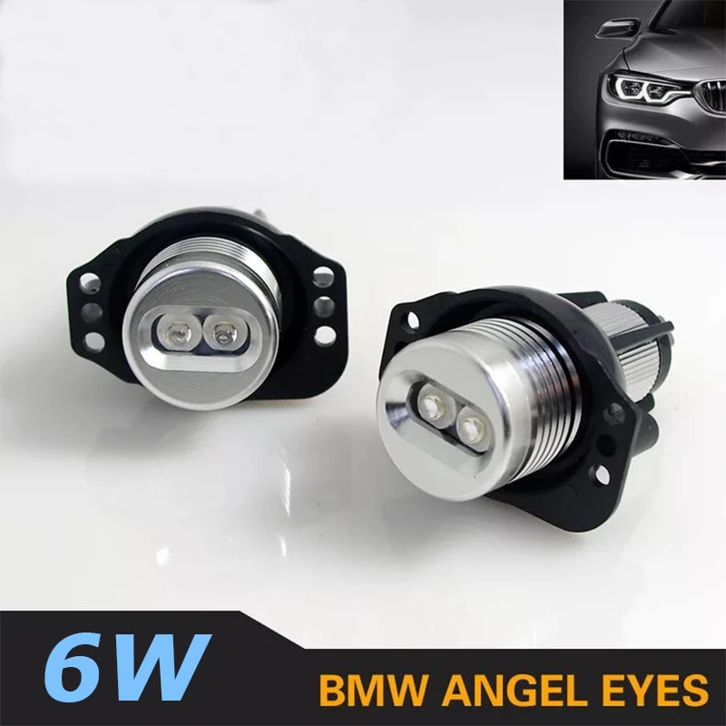 

New 6W 6500-7000K Angle eyes Light led bulb cree Chip For BMW Light Bulb Canbus E90 E91 325i 328i 330i 335i