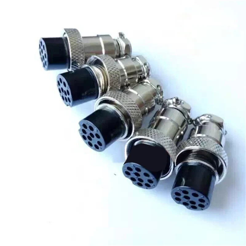 

1 Set Metal Aviation Plug M16 Screw Type Socket Connectors 2/3/4/5/6/7/8 Pins 400V/250V 5A