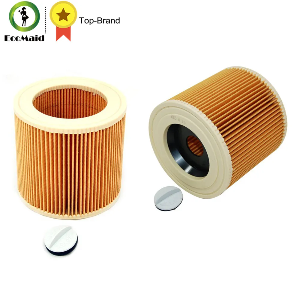 

Replacement Filters for Karcher A/WD Series Vacuum Cleaner Cartridge Filter for A2004 WD2.250 Vacuum Accessory Spare Parts 2Pcs