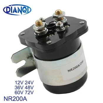 

DIANQI NR200 for Electric Motorcar Use High Quality Safe And Convenient 12V 24V 36V 48V 60V 72V 200A DC Contactor 1NO