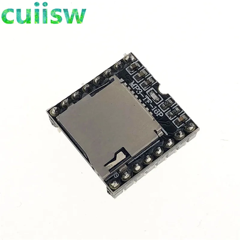 Модуль мини MP3 плеера Cuiisw 1 шт. с упрощенным выходным динамиком для arduino UNO|mp3