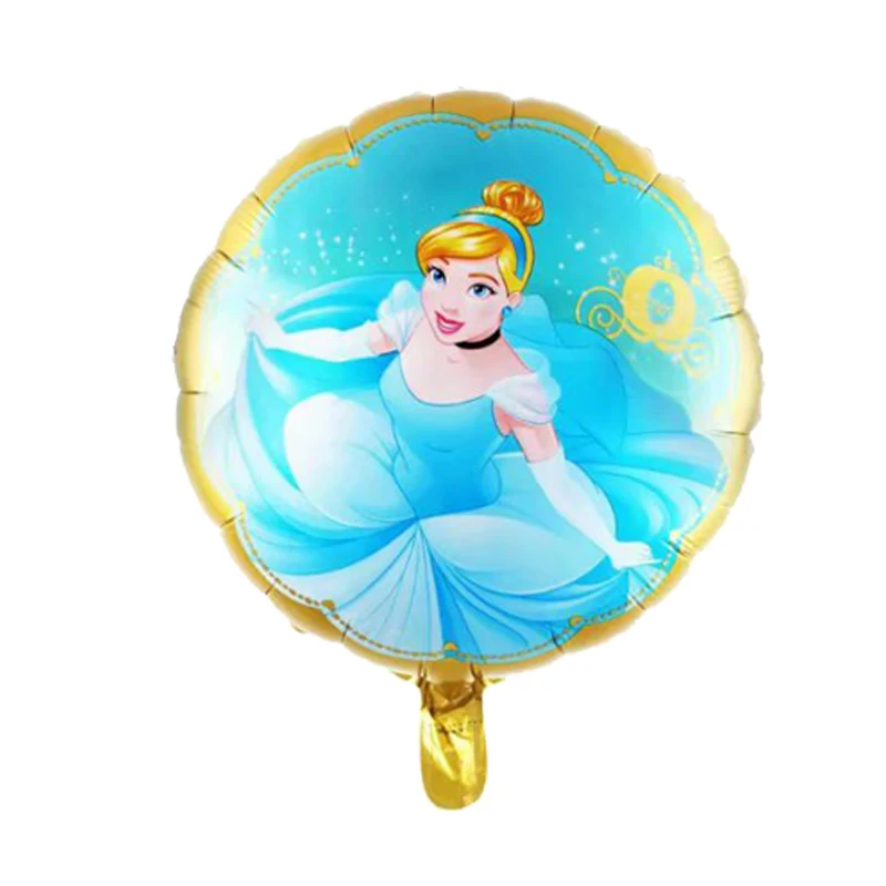 5 шт./лот 18 дюймов Золушка Белоснежка шары в форме принцесс globos для маленьких девочек вечерние игрушки на день рождения - Цвет: cinderella