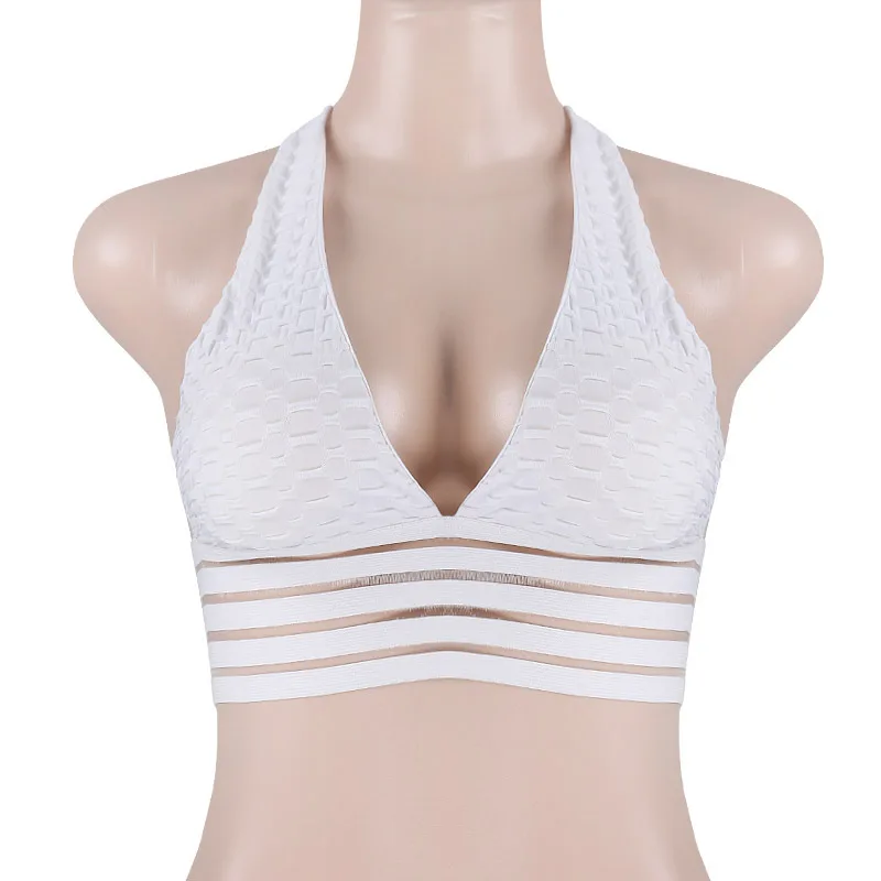 Women Push Up Sports Bra Women Fitness Wire Free Yoga Bra Gym sports top High elasticity brassiere sport in large size (9)