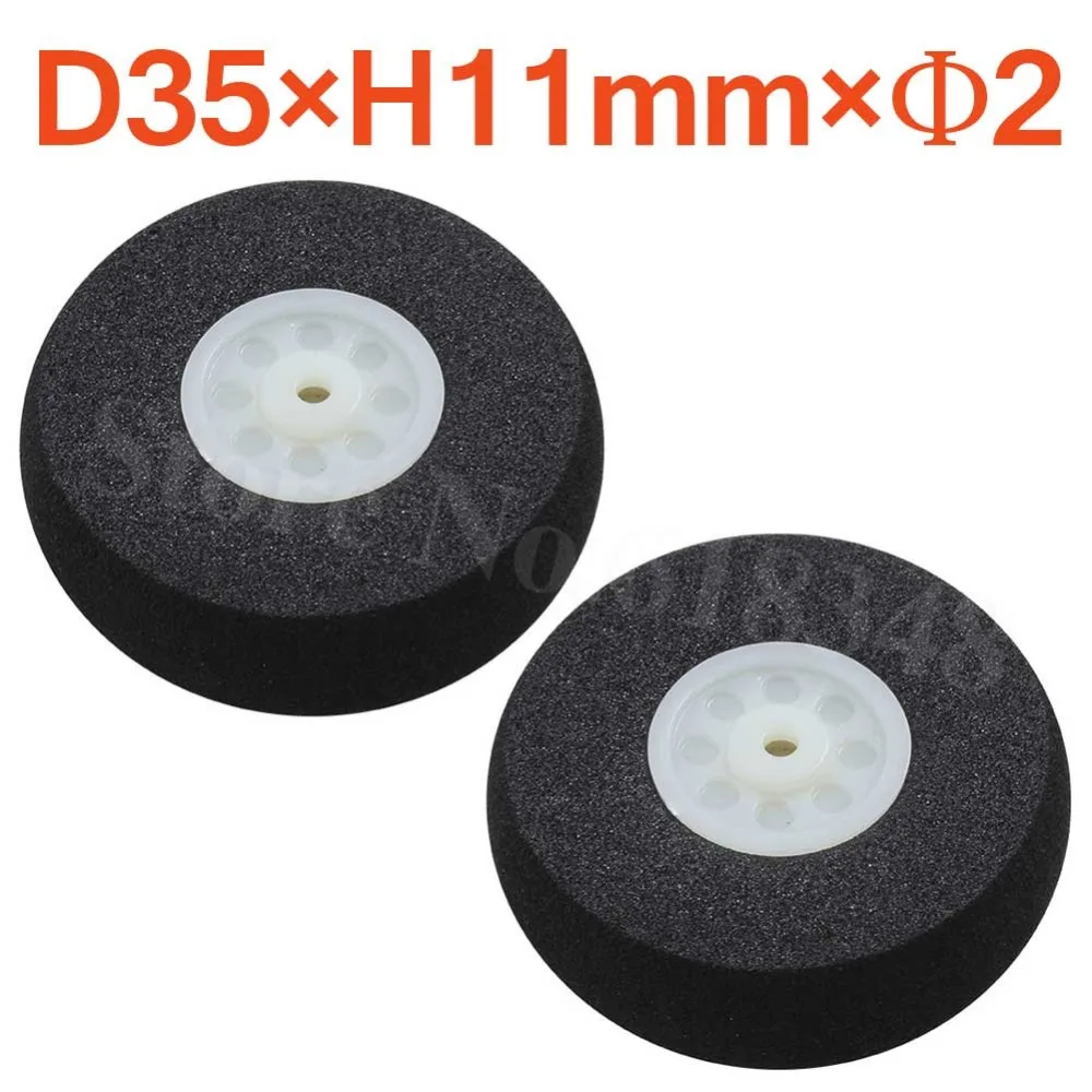 Light Foam Tail Wheels Sponge 25mm 30mm 35mm 40mm 45mm 50mm 55mm 60mm For RC Remote Control Airplane Replacement Parts