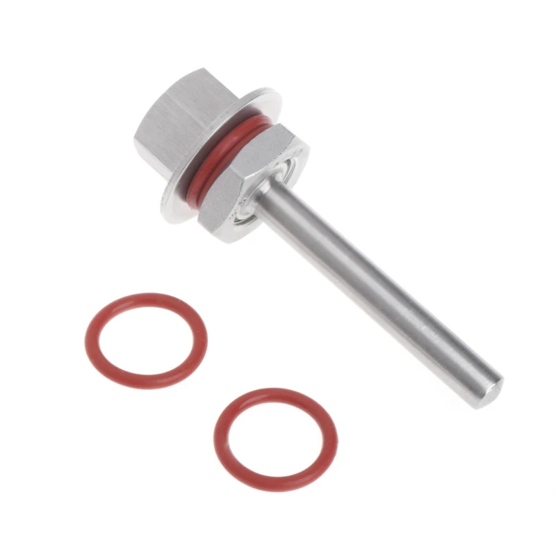 4" Stainless Steel Stem Thermowell Kit with 1/2'' Lock Nut and Silicone