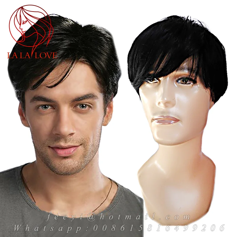perruque pour homme noir