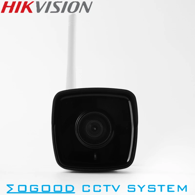 Hikvision Беспроводная DS-2CD1021FD-IW1 2MP 1080P WiFi IP Bullet камера Встроенный микрофон Hik-подключение приложение удаленный ONVIF ИК Открытый