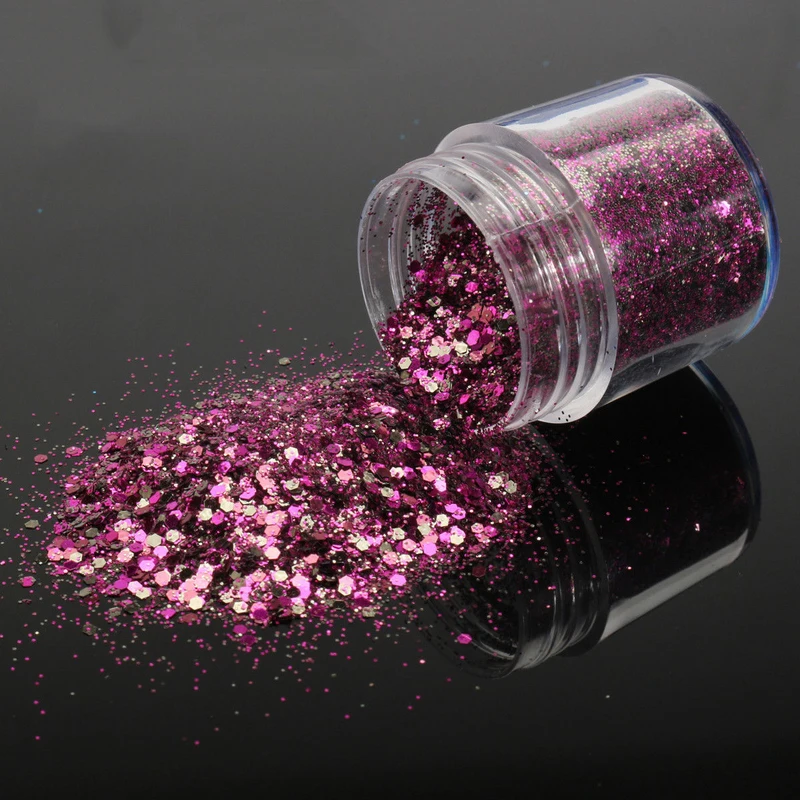 Shellhard 5 Boxes/Set Chunky Glitter 10ml Flake Face Eye Body DIY Nail Art Tips Decor For Nail Art
