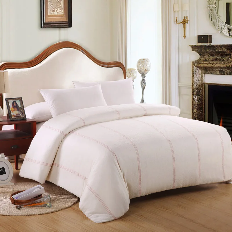 winter quilt core cotton wadding king size 220x240cm adult bedding one