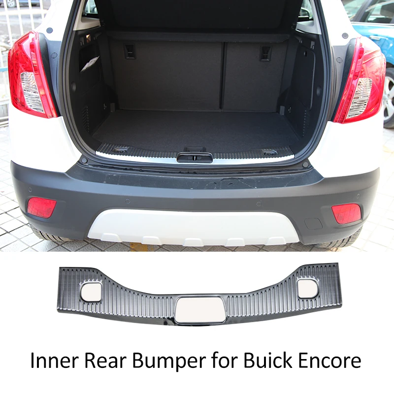 STAINLESS STEEL REAR BUMPER PROTECTOR TRIM COVER PLATE CHROMIUM