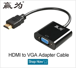 HDMI0001Male to Female 1.4 Version HDMI to VGA Converter HD Adapter Cable 