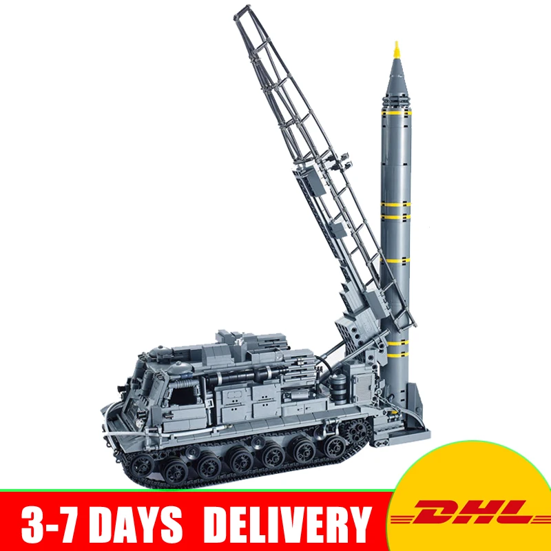 

DHL Xingbao 06005 Military Series The 8U218 TEL 8K11 Set Building Blocks Bricks Children Educational Boy`s Toys Best Gifts