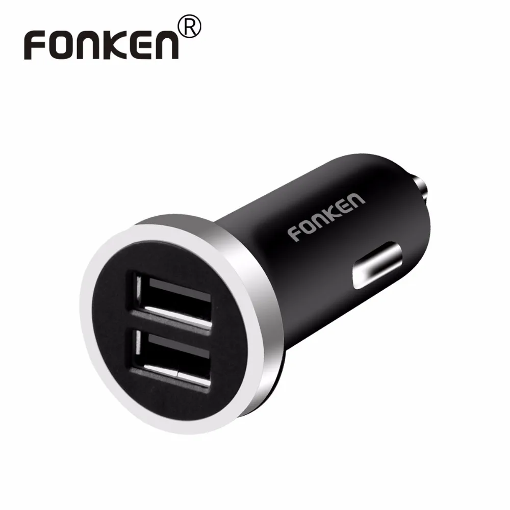 FONKEN شاحن سيارة 5 V 3.4A المزدوج USB سيارة-شاحن 2 ميناء سيارة شاحن الهاتف مع الأزرق LED للجوال الهاتف سريع تهمة