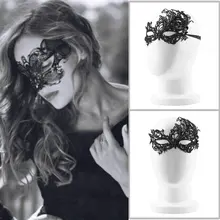 Женская Черная маскарадная Сексуальная Дамская кружевная маска на Хэллоуин, маска для глаз с вырезом, горячая Распродажа, аксессуары для костюмов