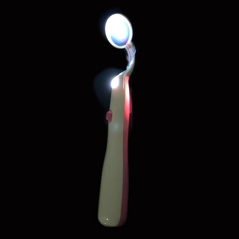 2017 New Arrival 2Pcs Anti Fog Super Bright LED Light Dental Mirror Teeth Whitening Tool for ...