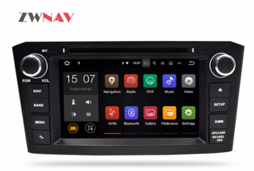Top Android 9.0 Car DVD Stereo Multimedia Headunit Auto Radio GPS Navigation Video Audio For Black Toyota Avensis T25 2003-2008 3